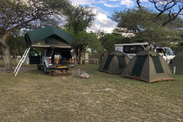 Camping in Namibia